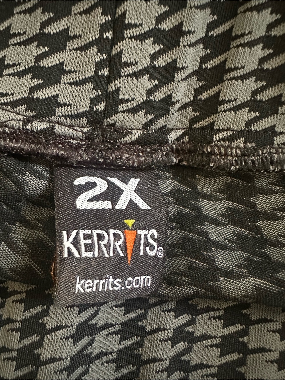 Kerrits Black & Gray Houndstooth Horseback Riding Britches - Picture 4 of 4